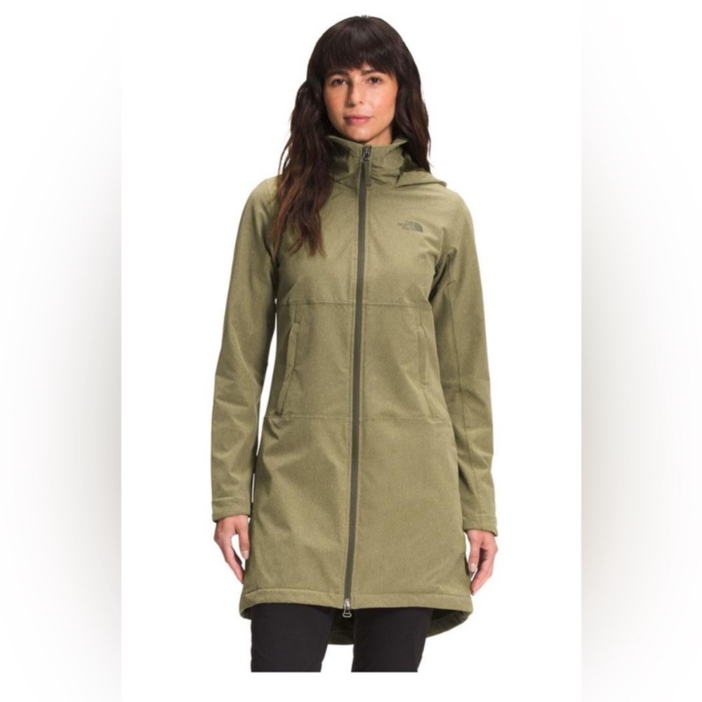 THE NORTH FACE Women's Shelbe Raschel Parka Length With Hood - olive small NWT